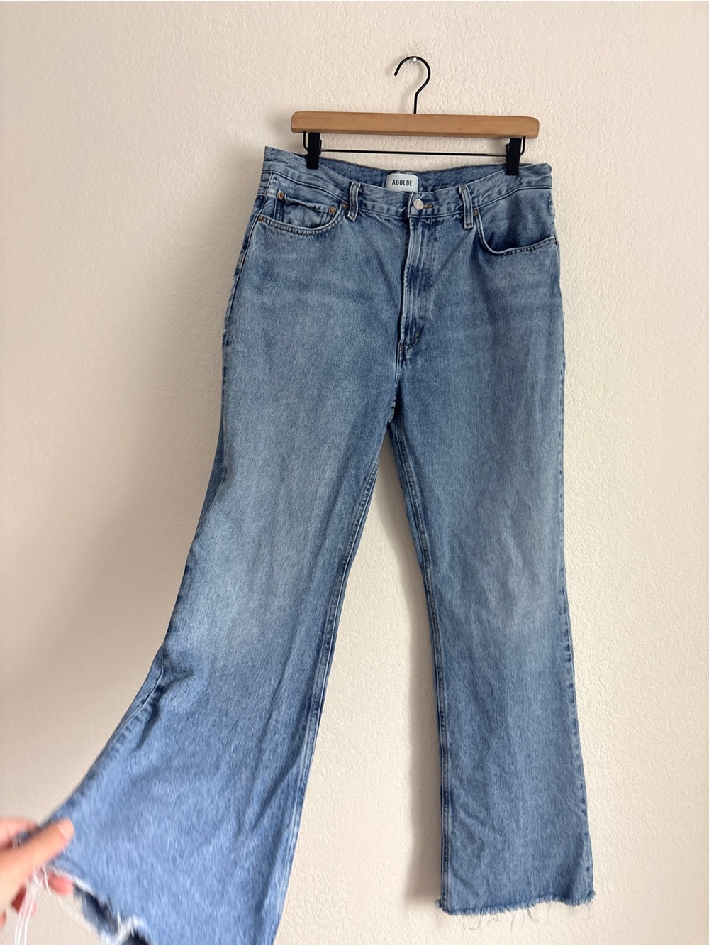Agolde Leena Baby Flare Jeans - Picture 7 of 8